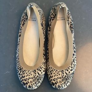 Stuart Weitzman animal print ballet flats